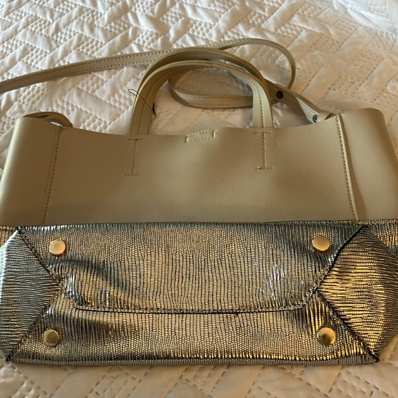 Street level handbag beige and silver - Picture 7 of 7